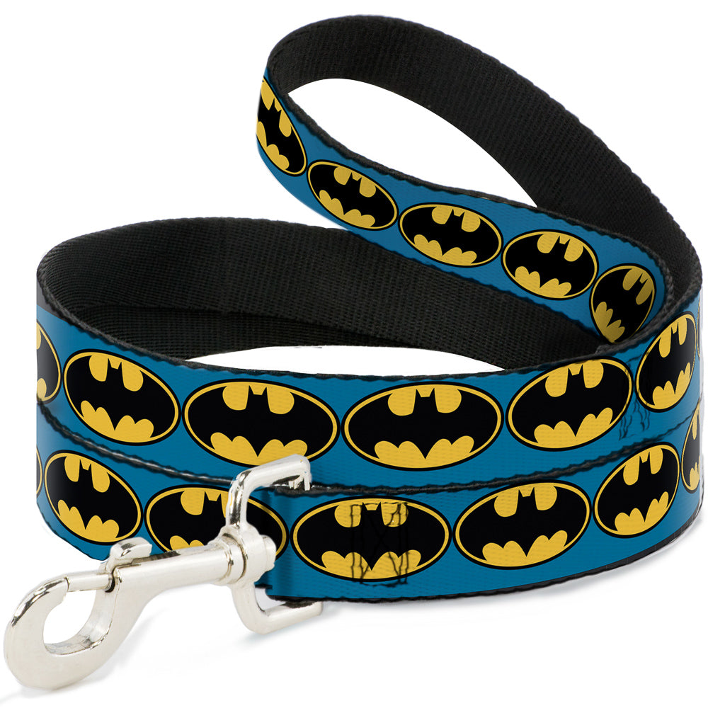Dog Leash - Bat Signal-3 Blue/Black/Yellow Dog Leashes DC Comics