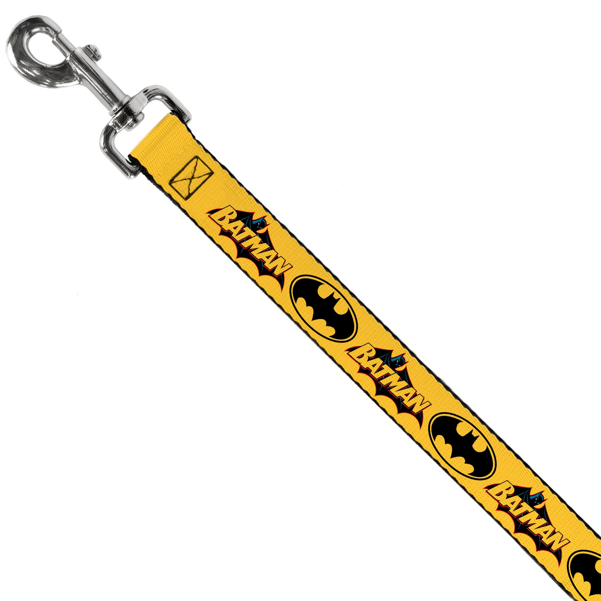 Dog Leash - Vintage Batman Logo & Bat Signal-3 Yellow Dog Leashes DC Comics