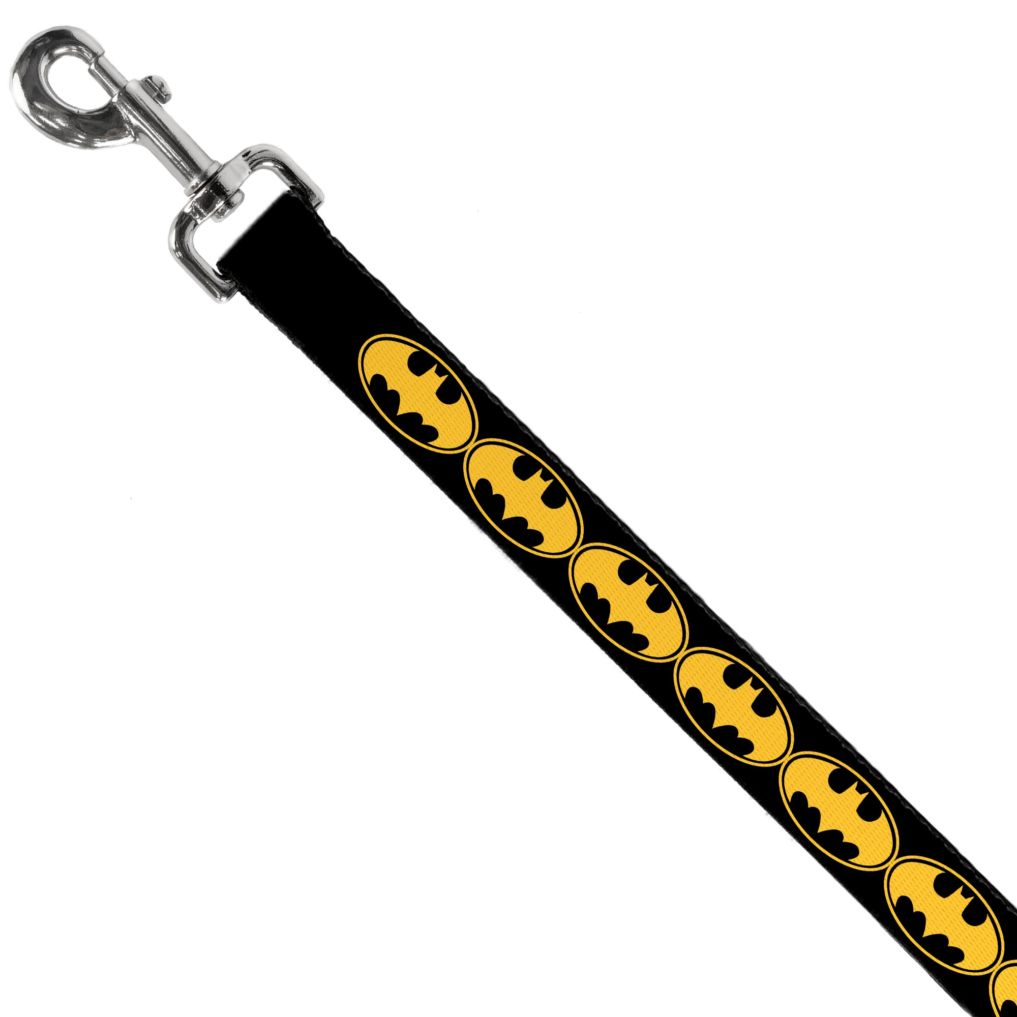 Dog Leash - Bat Signal-3 Black/Yellow/Black Dog Leashes DC Comics