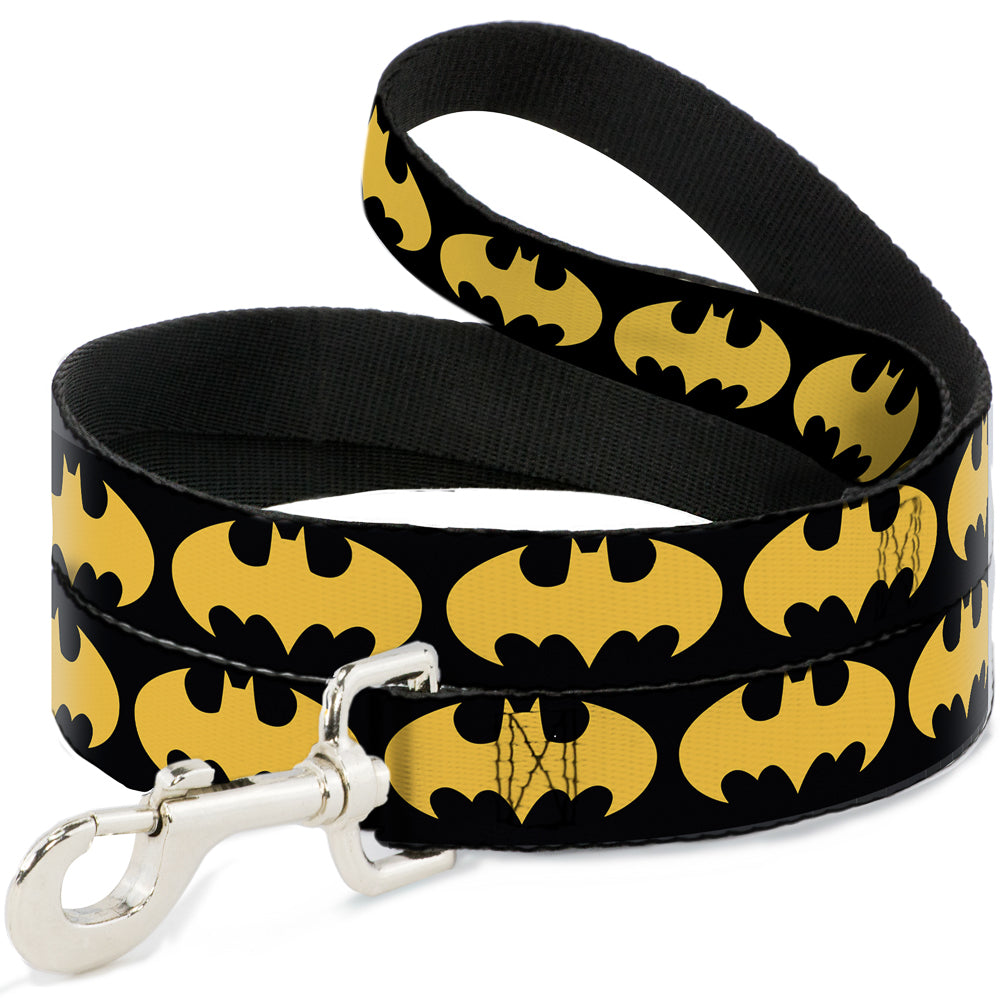 Dog Leash - Bat Signal-1 Black/Yellow Dog Leashes DC Comics