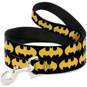 Dog Leash - Bat Signal-1 Black/Yellow Dog Leashes DC Comics