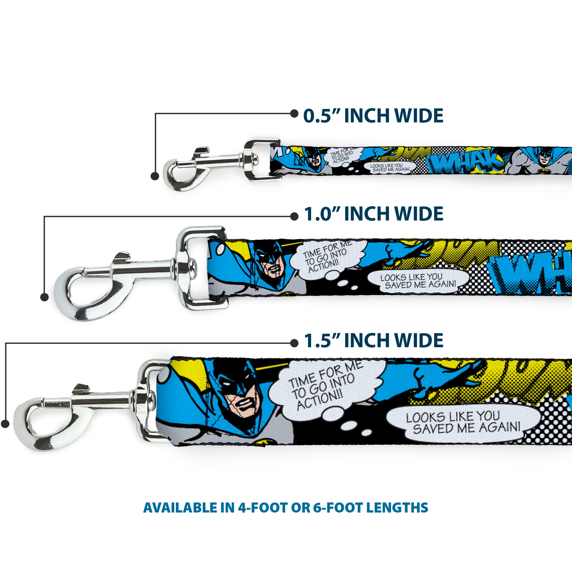 Dog Leash - Batman Scene1 Dog Leashes DC Comics