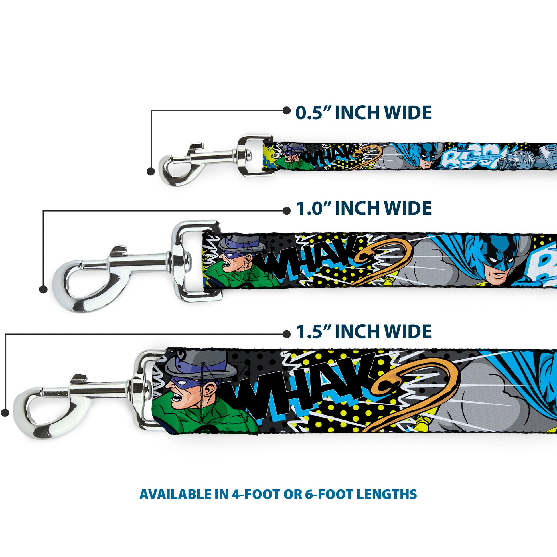 Dog Leash - Batman & Villains1 Dog Leashes DC Comics