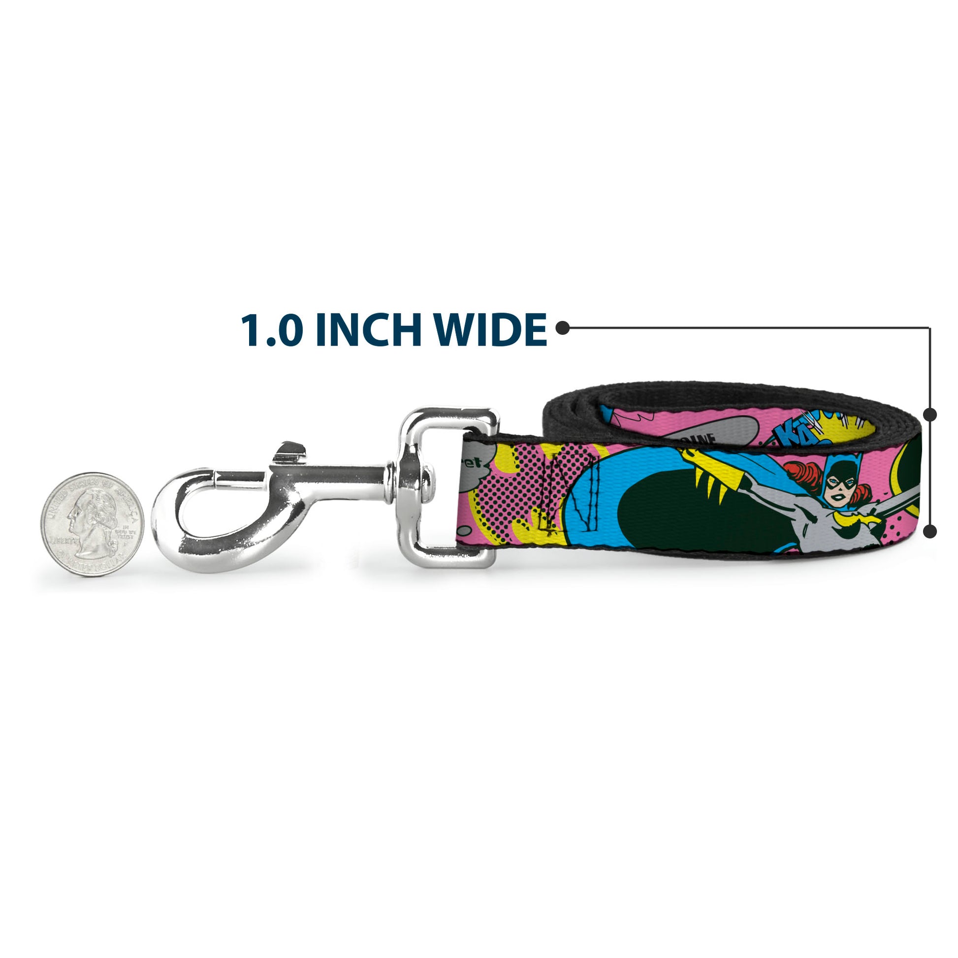 Dog Leash - BATGIRL-IS SHE HERO OR VILLAIN? w/Batgirl in Action Dog Leashes DC Comics