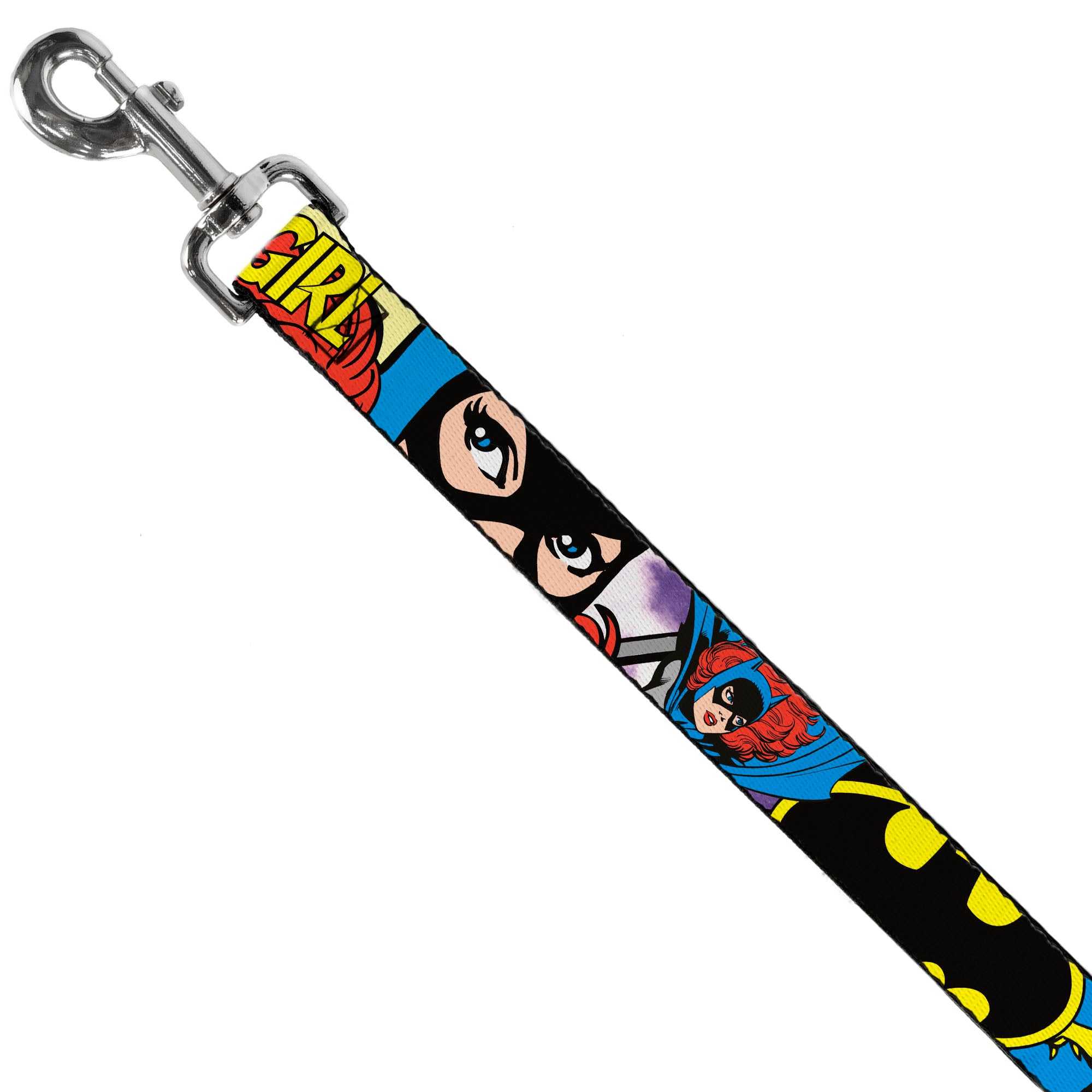 Dog Leash - BATGIRL in Action w/Face CLOSE-UP Dog Leashes DC Comics