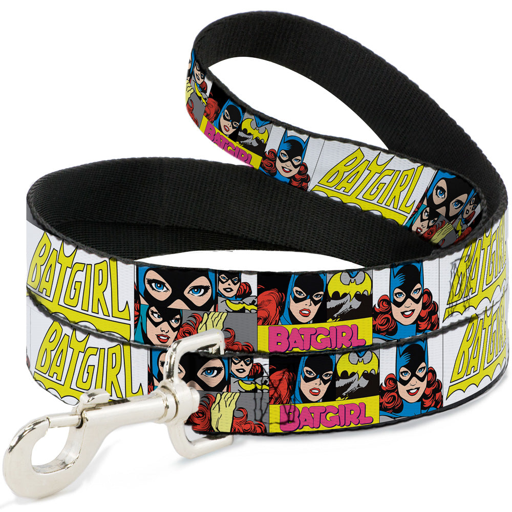 Dog Leash - BATGIRL Panels Yellow/Pink Dog Leashes DC Comics