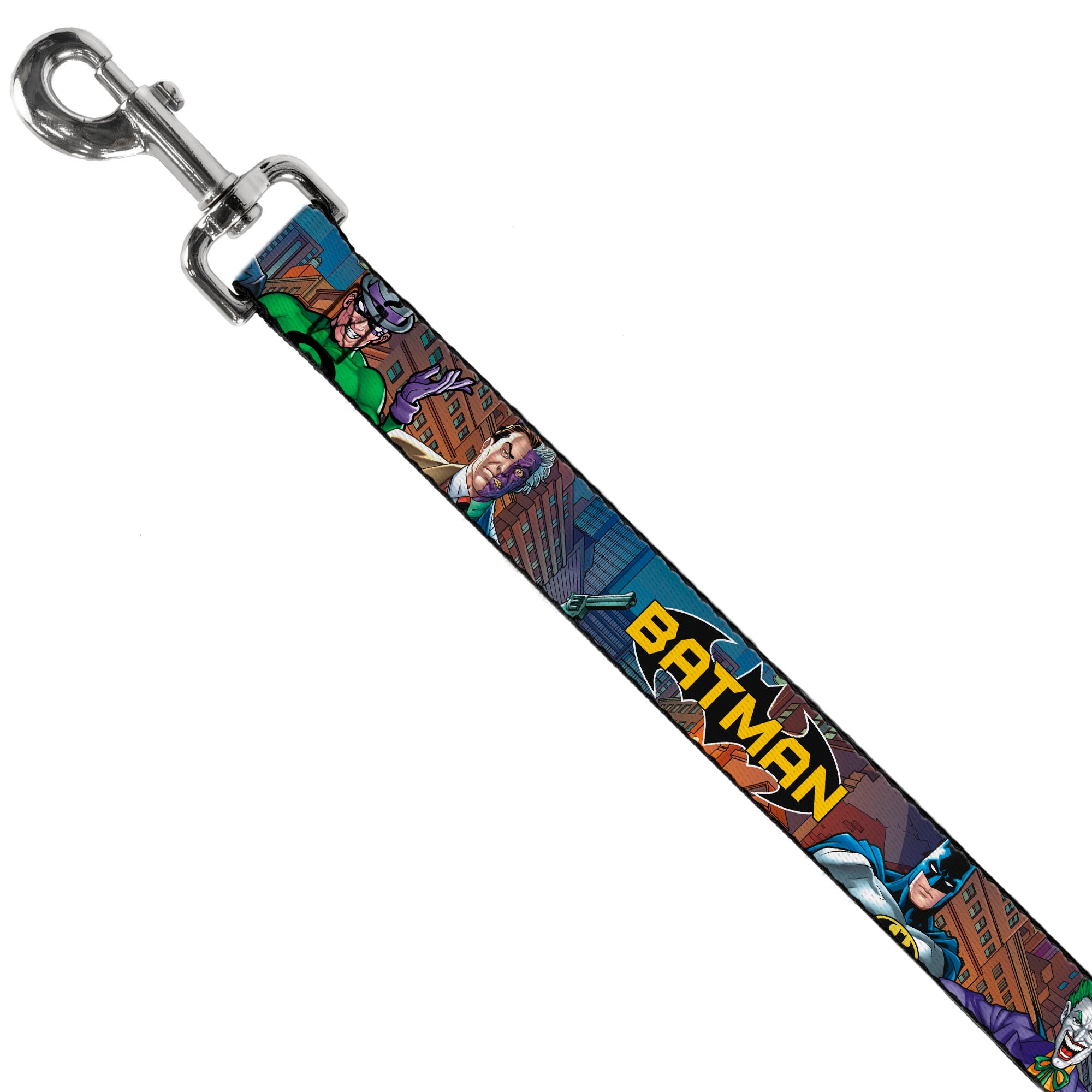Dog Leash - BATMAN & Villains2/Cityscape Dog Leashes DC Comics