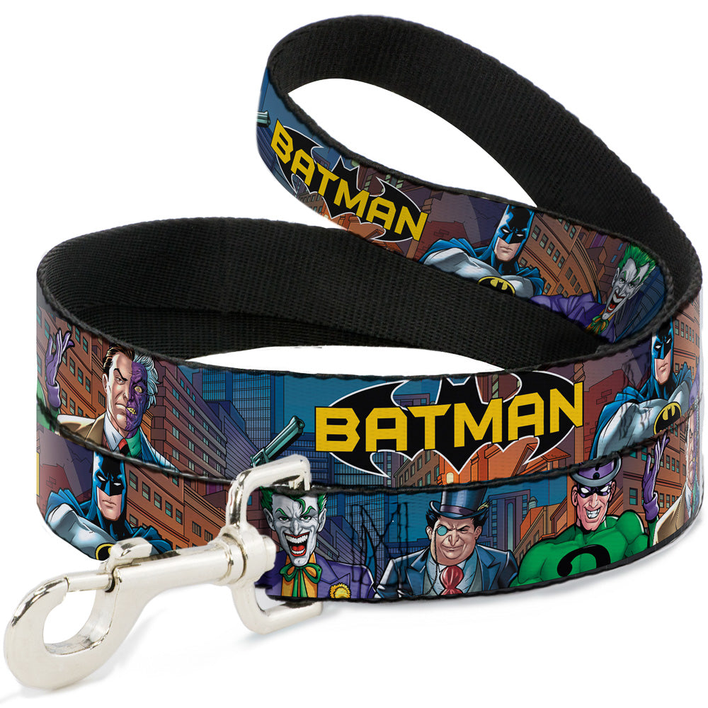 Dog Leash - BATMAN & Villains2/Cityscape Dog Leashes DC Comics