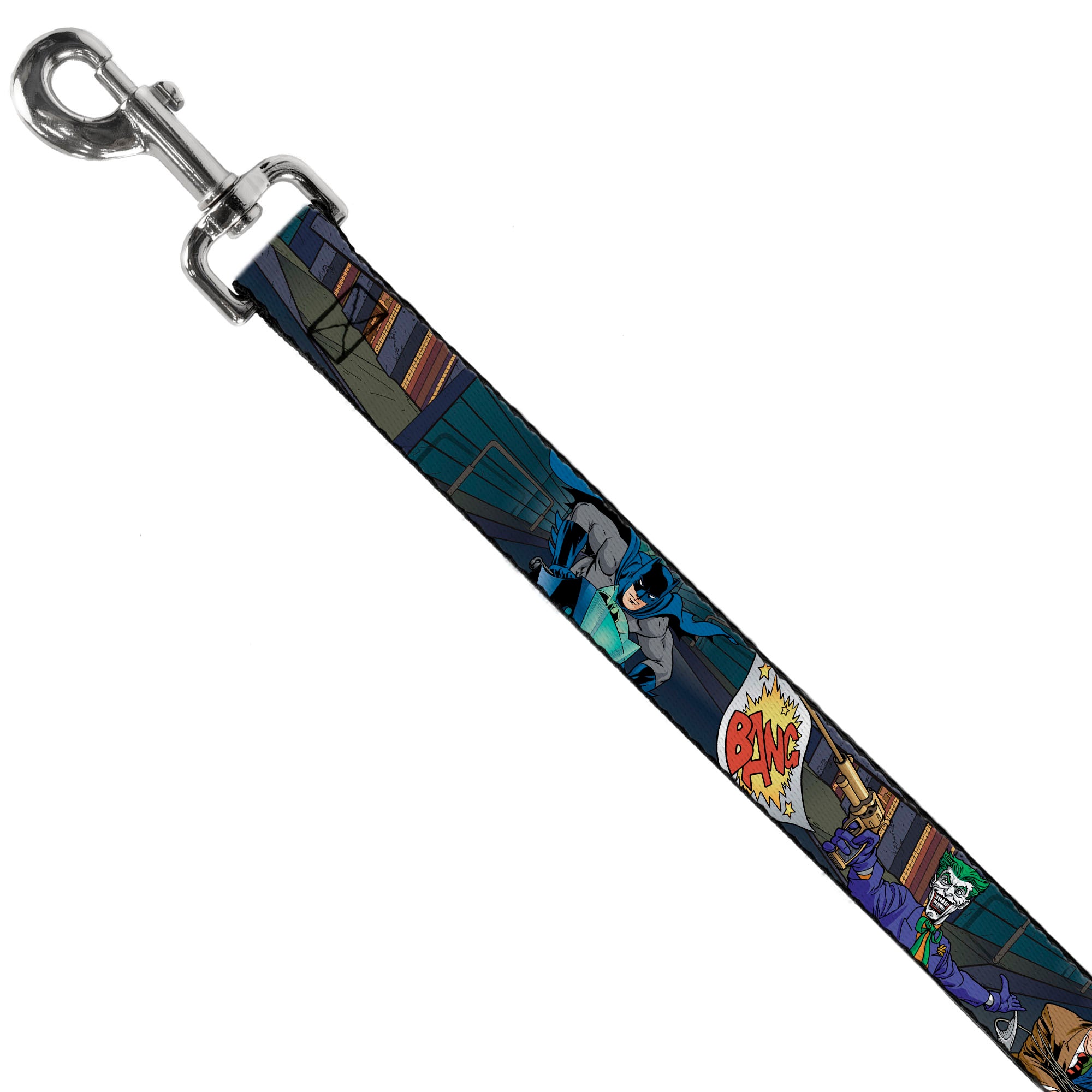 Dog Leash - Batman Battling Villains in Tunnel Dog Leashes DC Comics