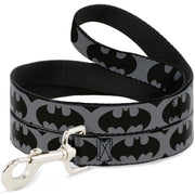 Dog Leash - Bat Signal-5 Black/Gray/Black Dog Leashes DC Comics