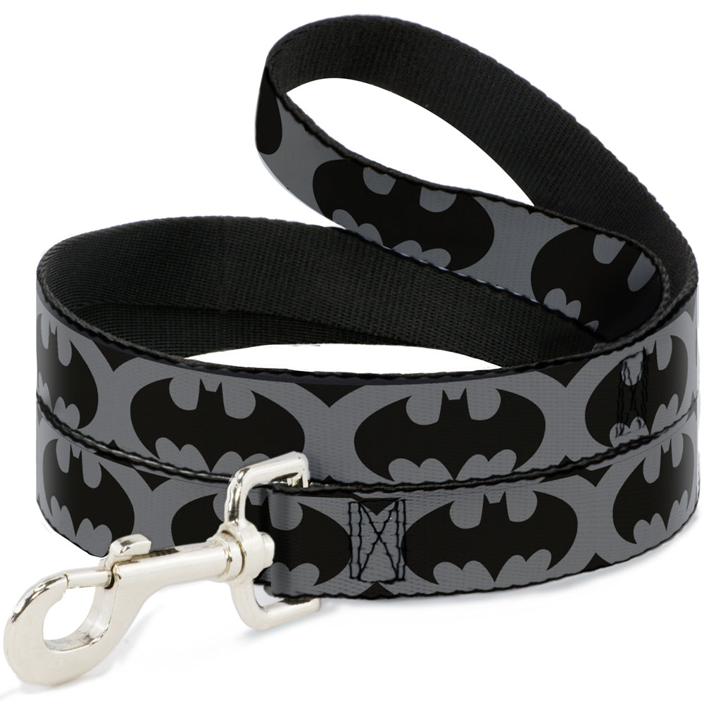 Dog Leash - Bat Signal-5 Black/Gray/Black Dog Leashes DC Comics