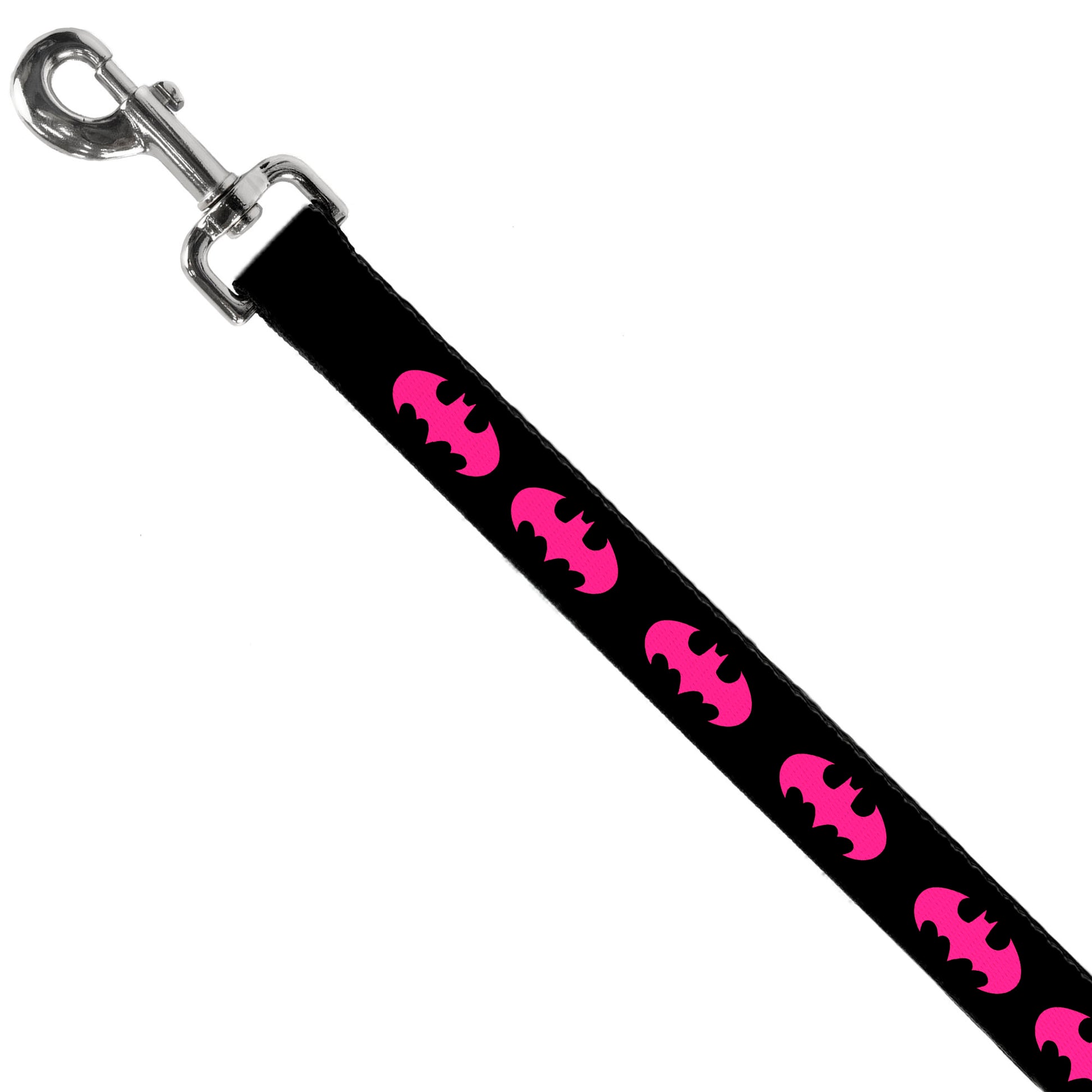 Dog Leash - Batman Signal Black/Fuchsia Dog Leashes DC Comics