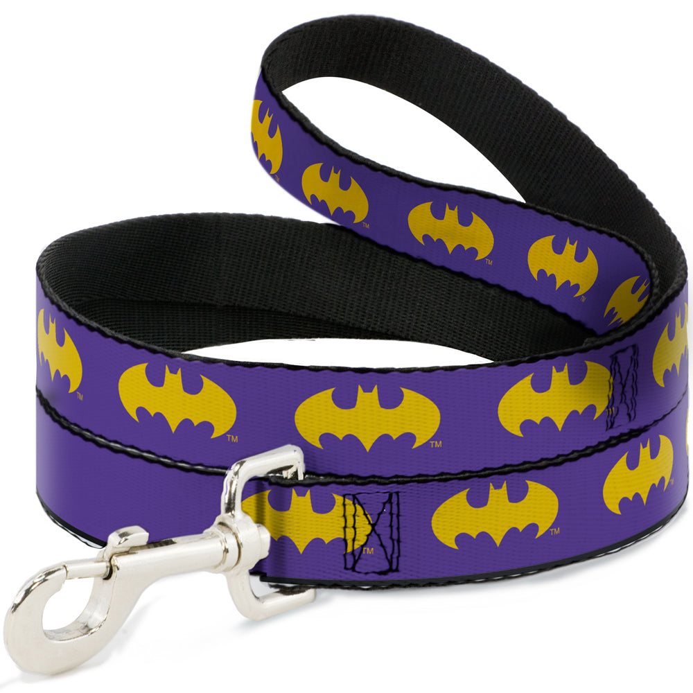 Dog Leash - Batman Signal Purple/Yellow Dog Leashes DC Comics