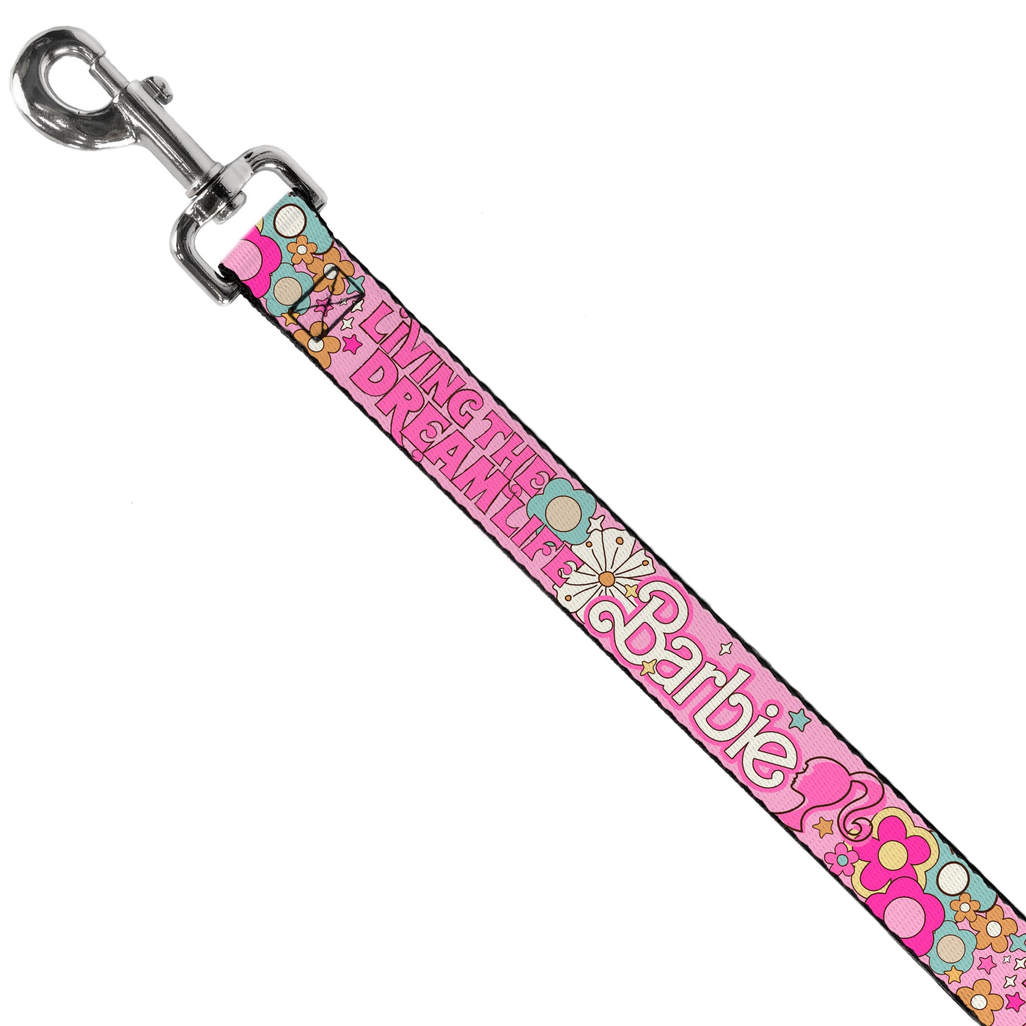 Dog Leash - BARBIE LIVING THE DREAM LIFE Icons Collage Pinks Dog Leashes Barbie