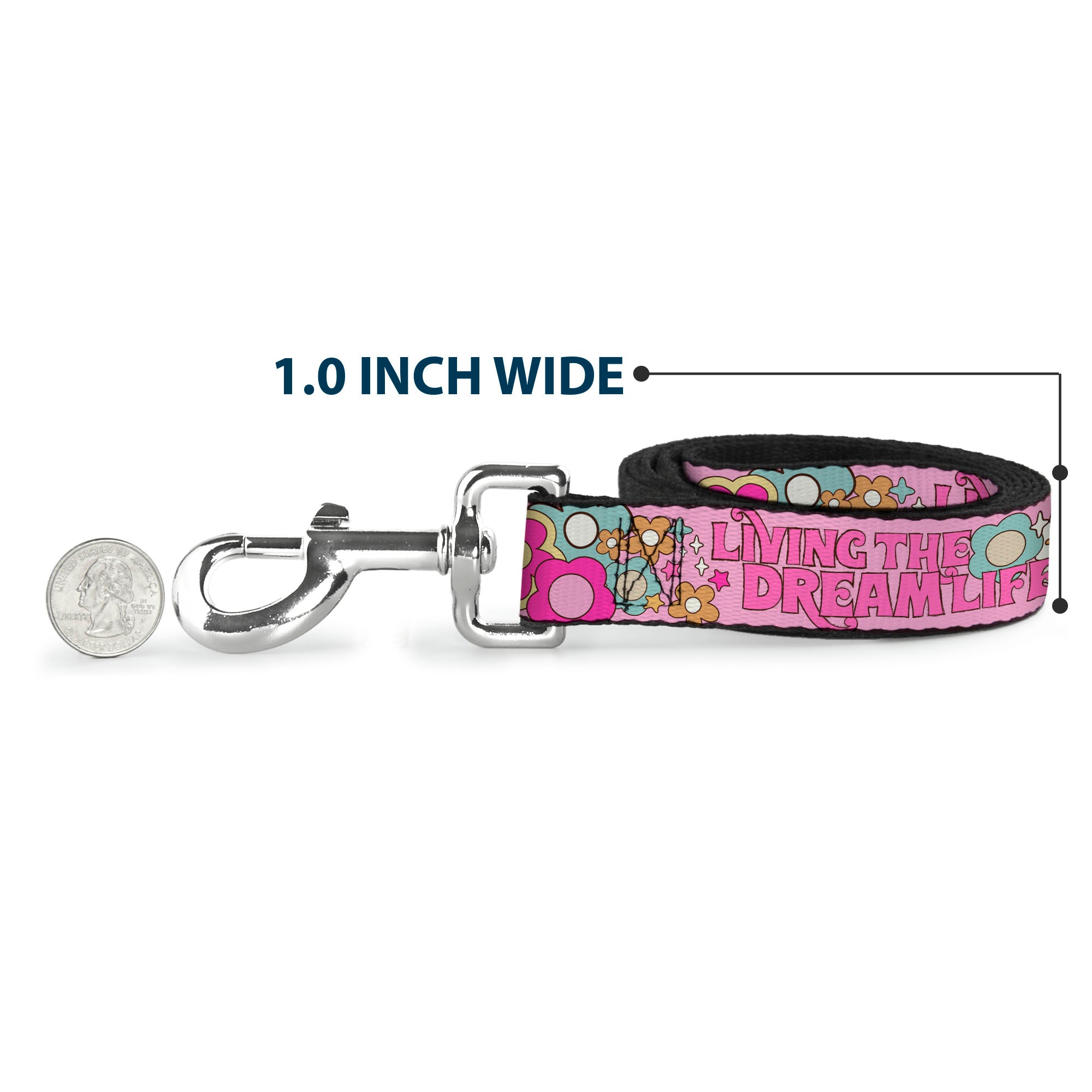 Dog Leash - BARBIE LIVING THE DREAM LIFE Icons Collage Pinks Dog Leashes Barbie