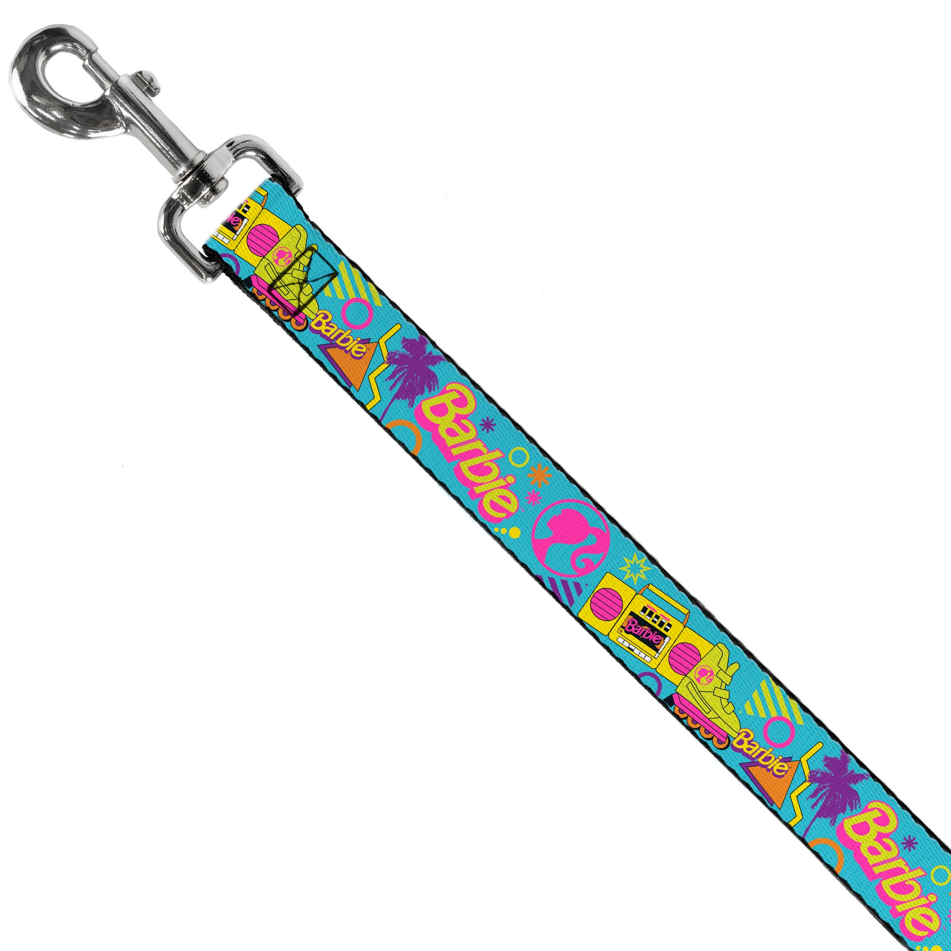 Dog Leash - BARBIE Eighties Icons Bright Blue/Multi Color Dog Leashes Barbie