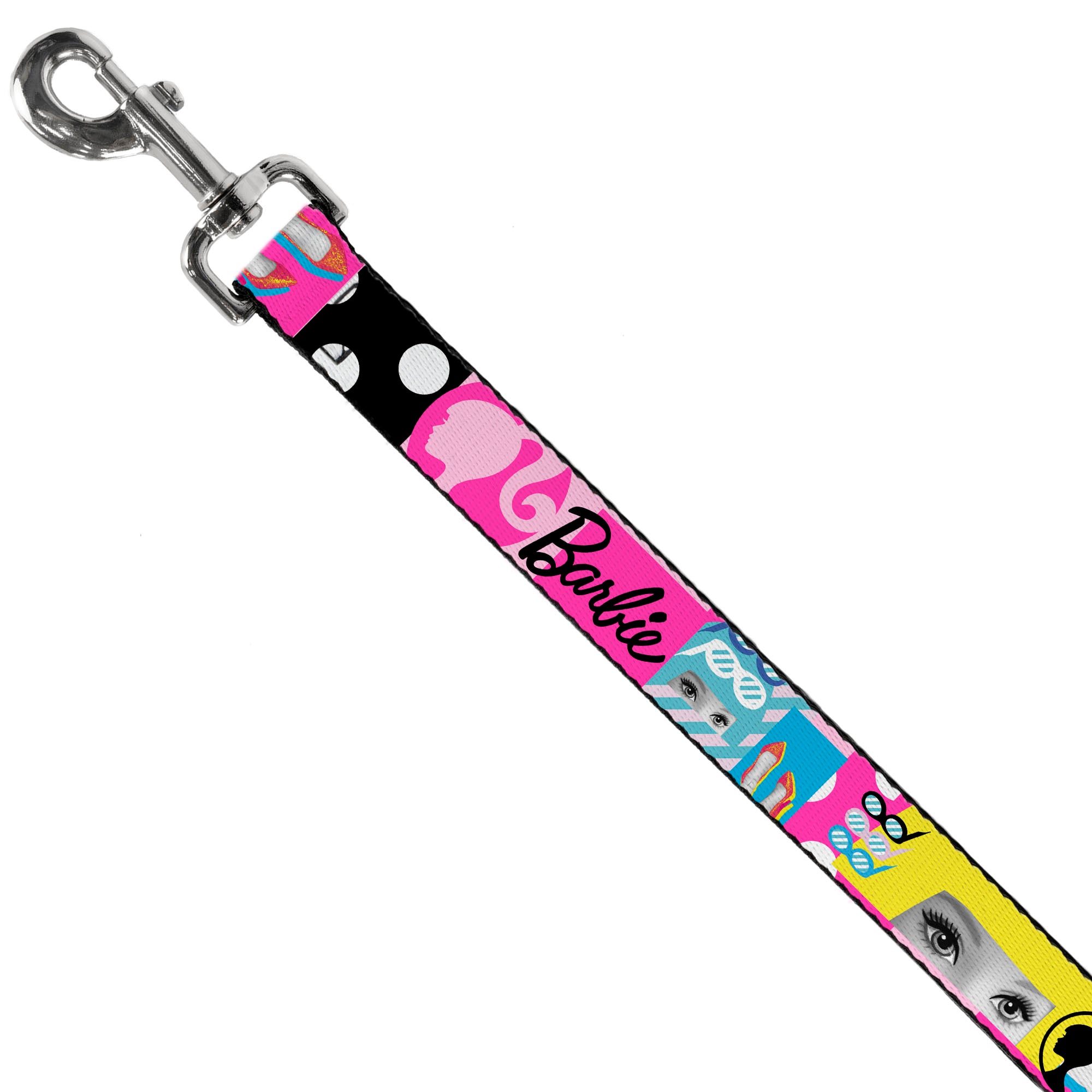 Dog Leash - BARBIE Accessory Icons Collage Multi Color Dog Leashes Barbie