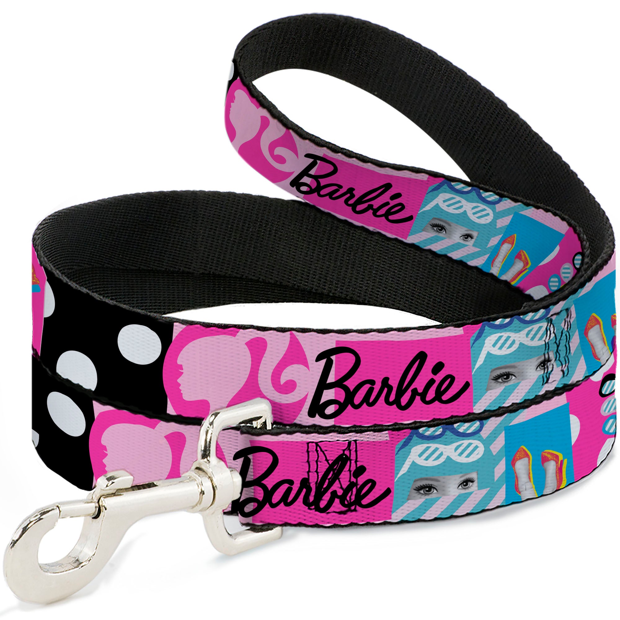Dog Leash - BARBIE Accessory Icons Collage Multi Color Dog Leashes Barbie