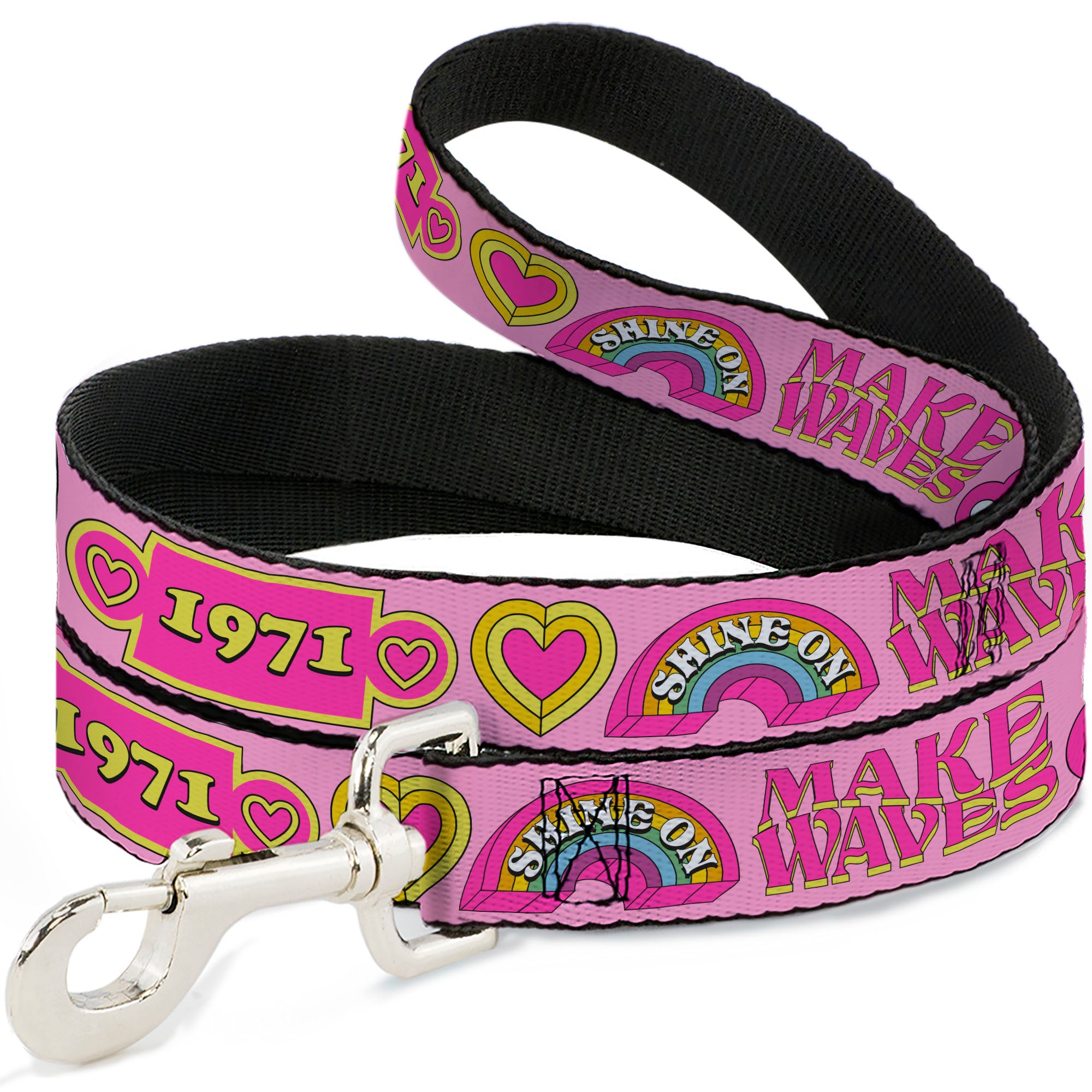 Dog Leash - Malibu Barbie 1971 Icons and Quotes Pinks/Yellows Dog Leashes Barbie