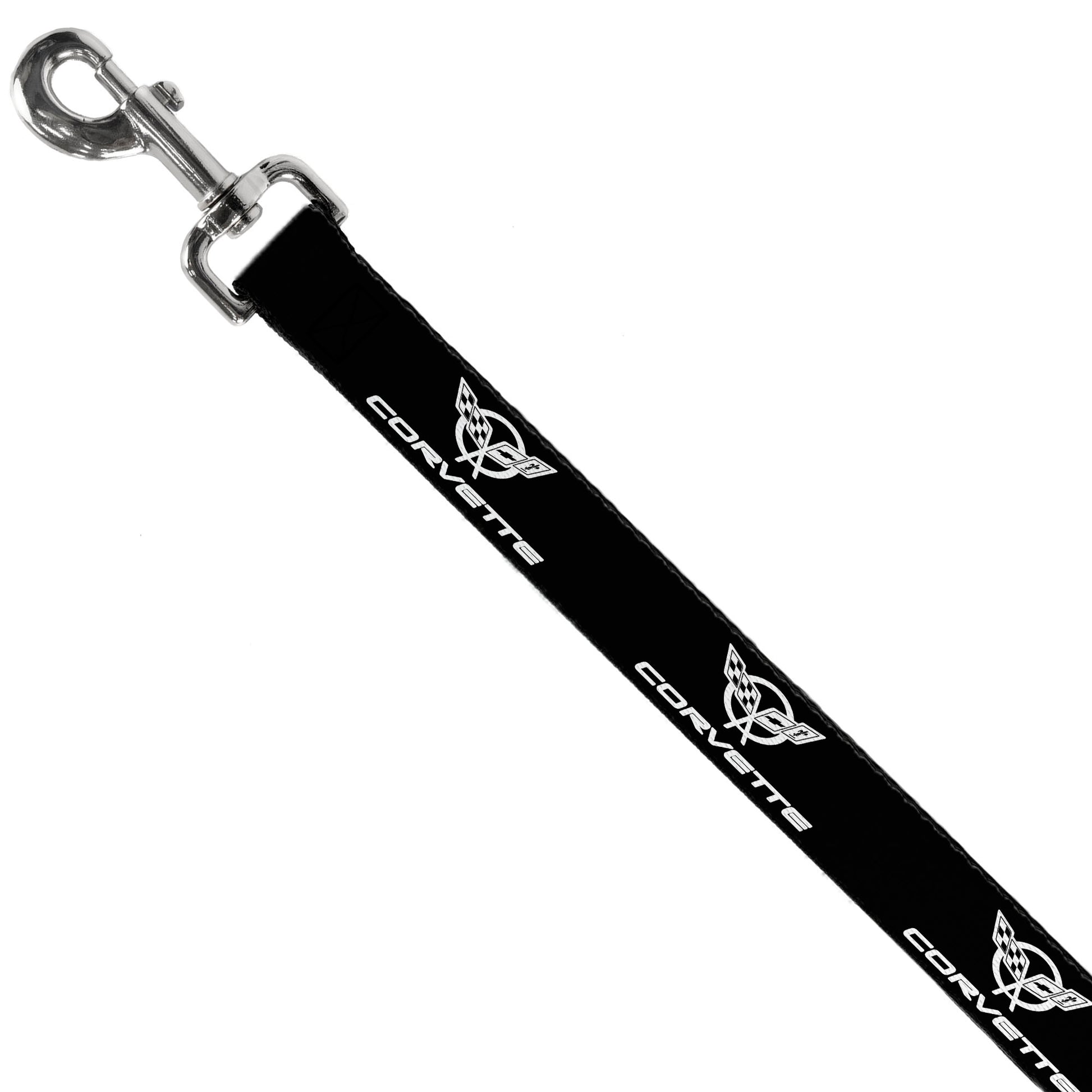 Dog Leash - Corvette Black/Silver REPEAT Dog Leashes GM General Motors