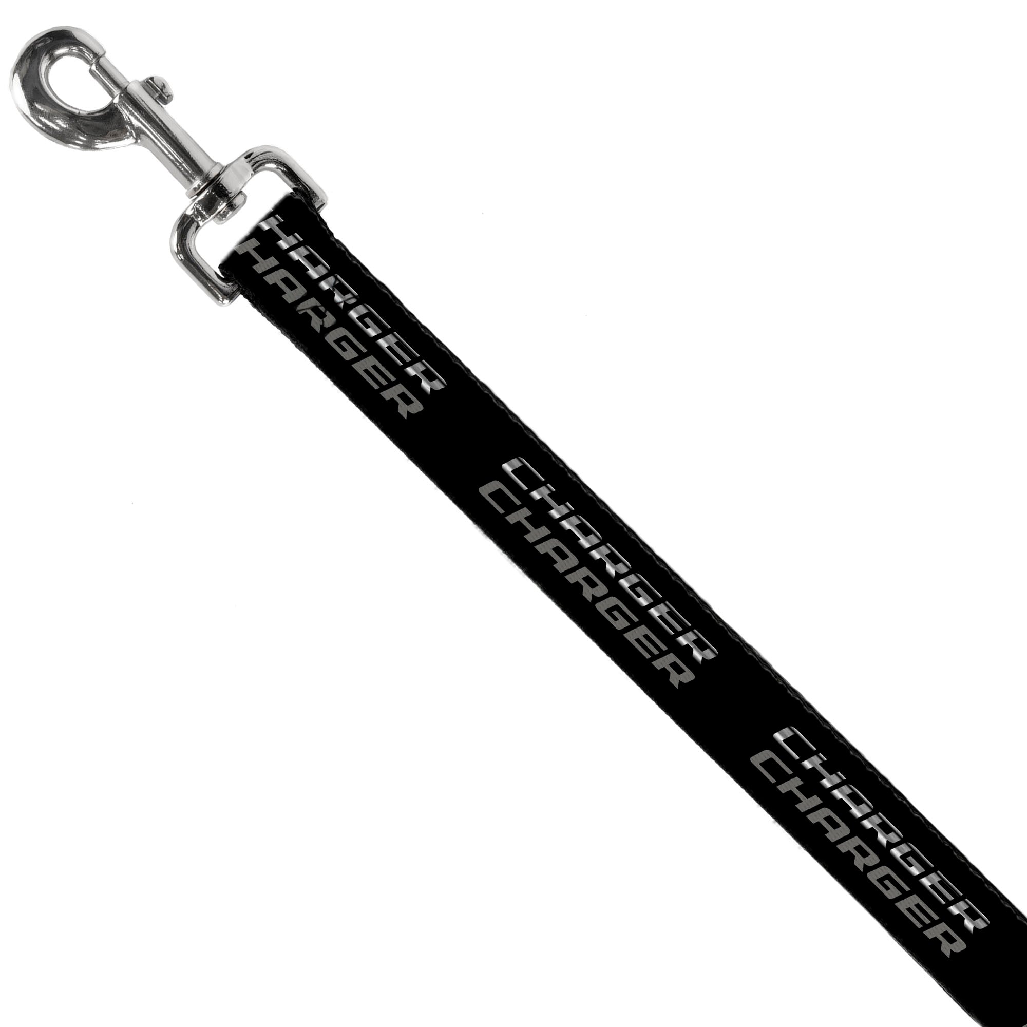 Dog Leash - CHARGER Double Repeat Black/Gray Dog Leashes Dodge