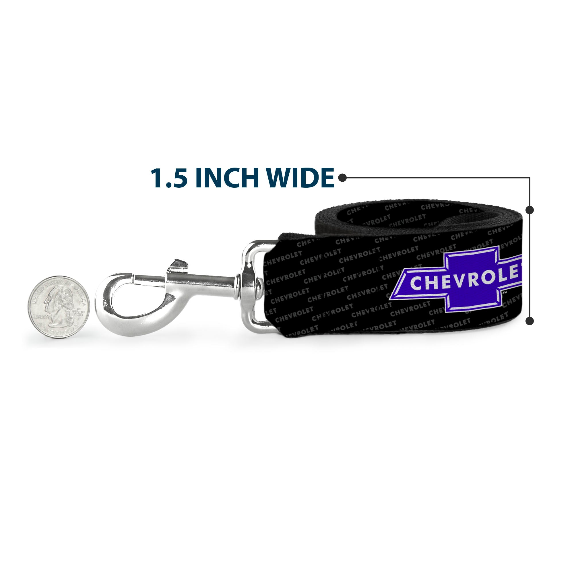 Dog Leash - Chevy Bowtie REPEAT w/Text Dog Leashes GM General Motors