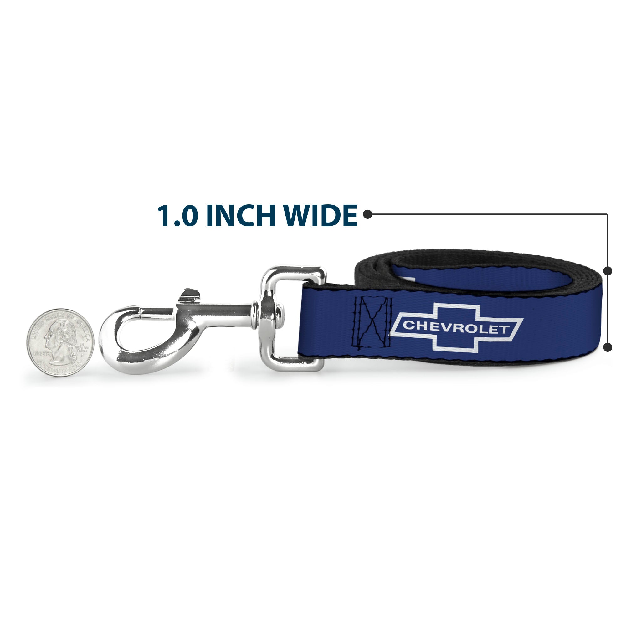 Dog Leash - 1965 CHEVROLET Bowtie Blue/White Dog Leashes GM General Motors