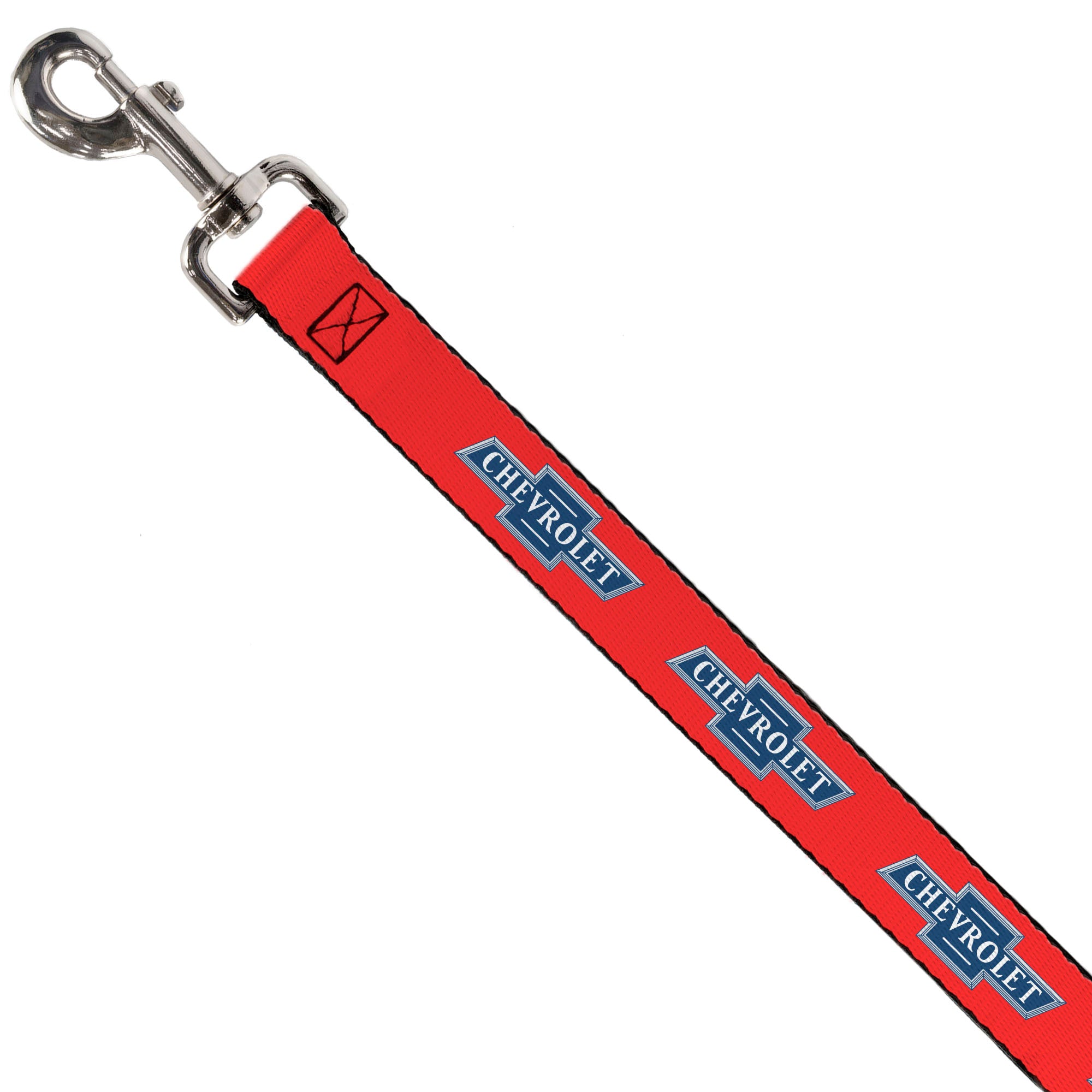 Dog Leash - CHEVROLET 1940 Bowtie Text Logo Orange/Blue/White Dog Leashes Chevrolet