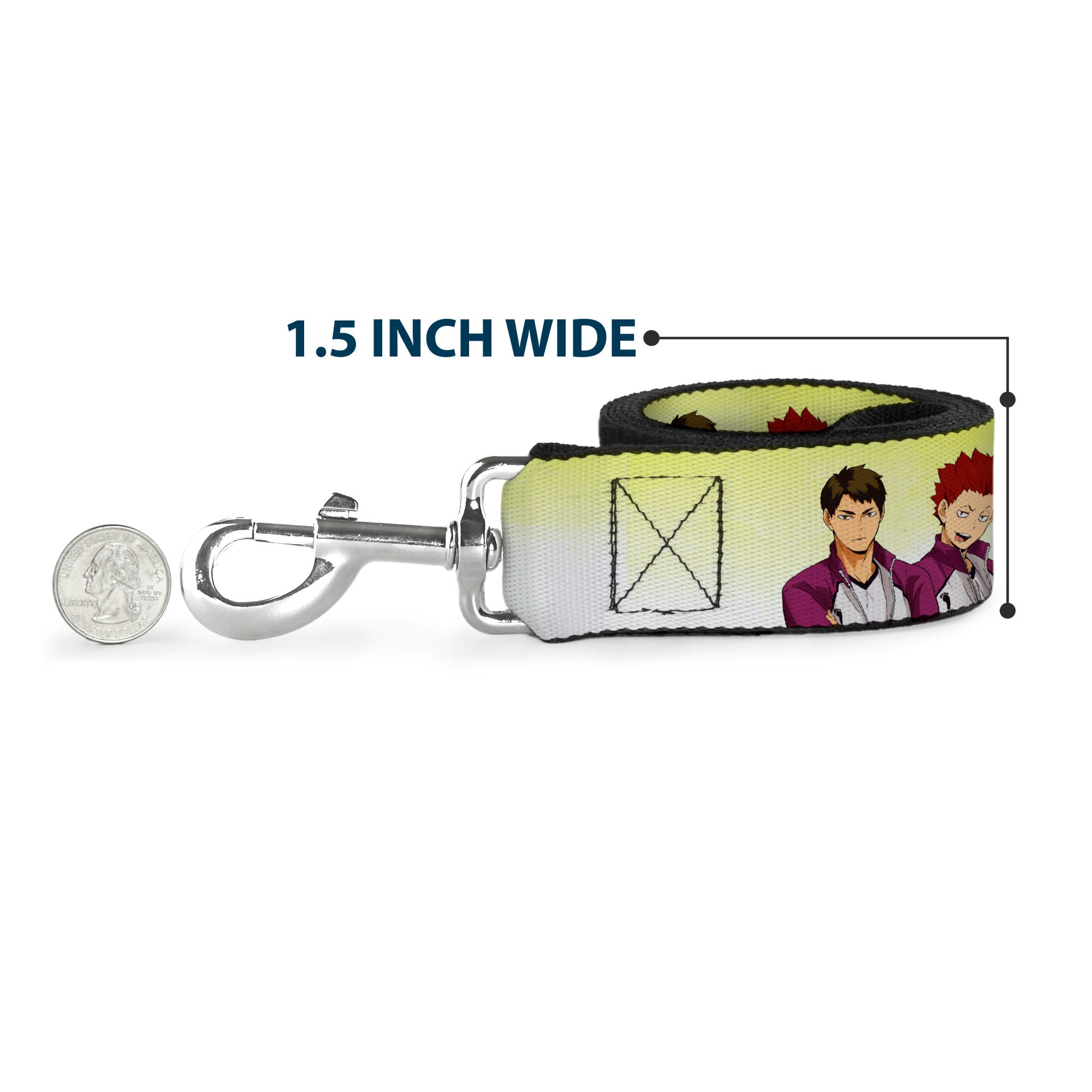Dog Leash - Haikyu Six Volleyball Team Player Pairs Line Up Yellows Dog Leashes Haikyu!!