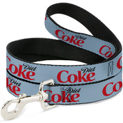 Dog Leash - DIET COKE Logo Light Gray/Black/Red Dog Leashes Coca-Cola