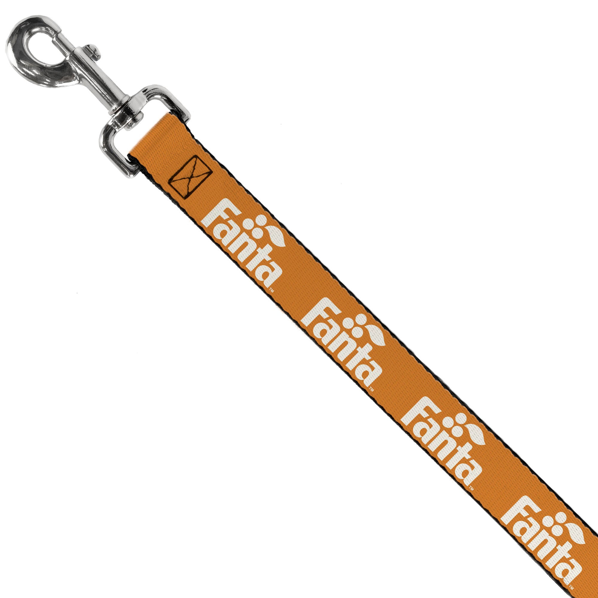 Dog Leash - Vintage Orange FANTA Logo Orange/White Dog Leashes Coca-Cola