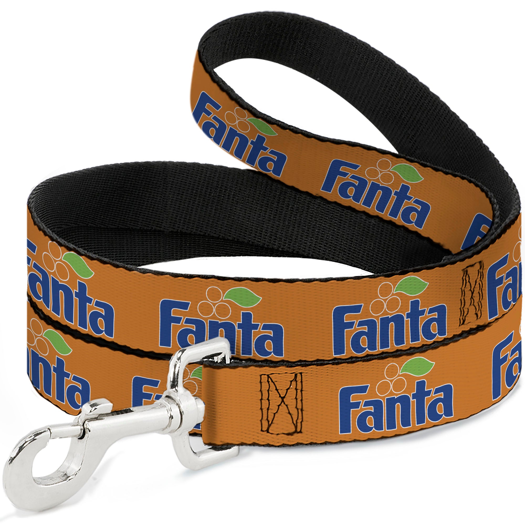 Dog Leash - Vintage Orange FANTA Logo Full Color Orange/Blue Dog Leashes Coca-Cola
