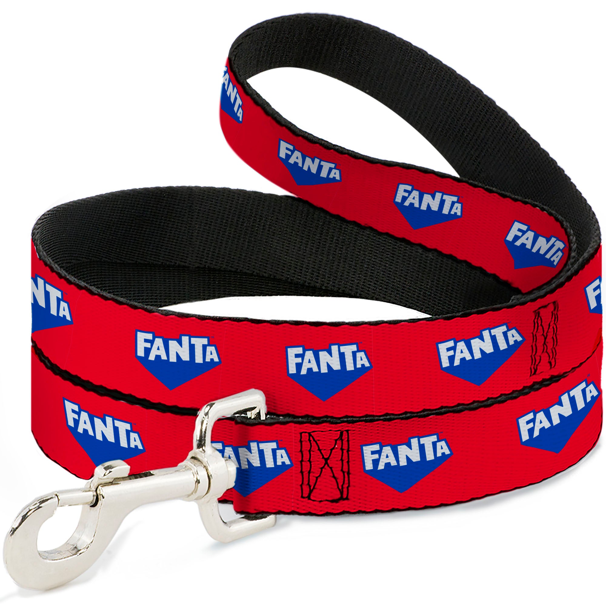 Dog Leash - FANTA Logo Strawberry Red/Blue/White Dog Leashes Coca-Cola
