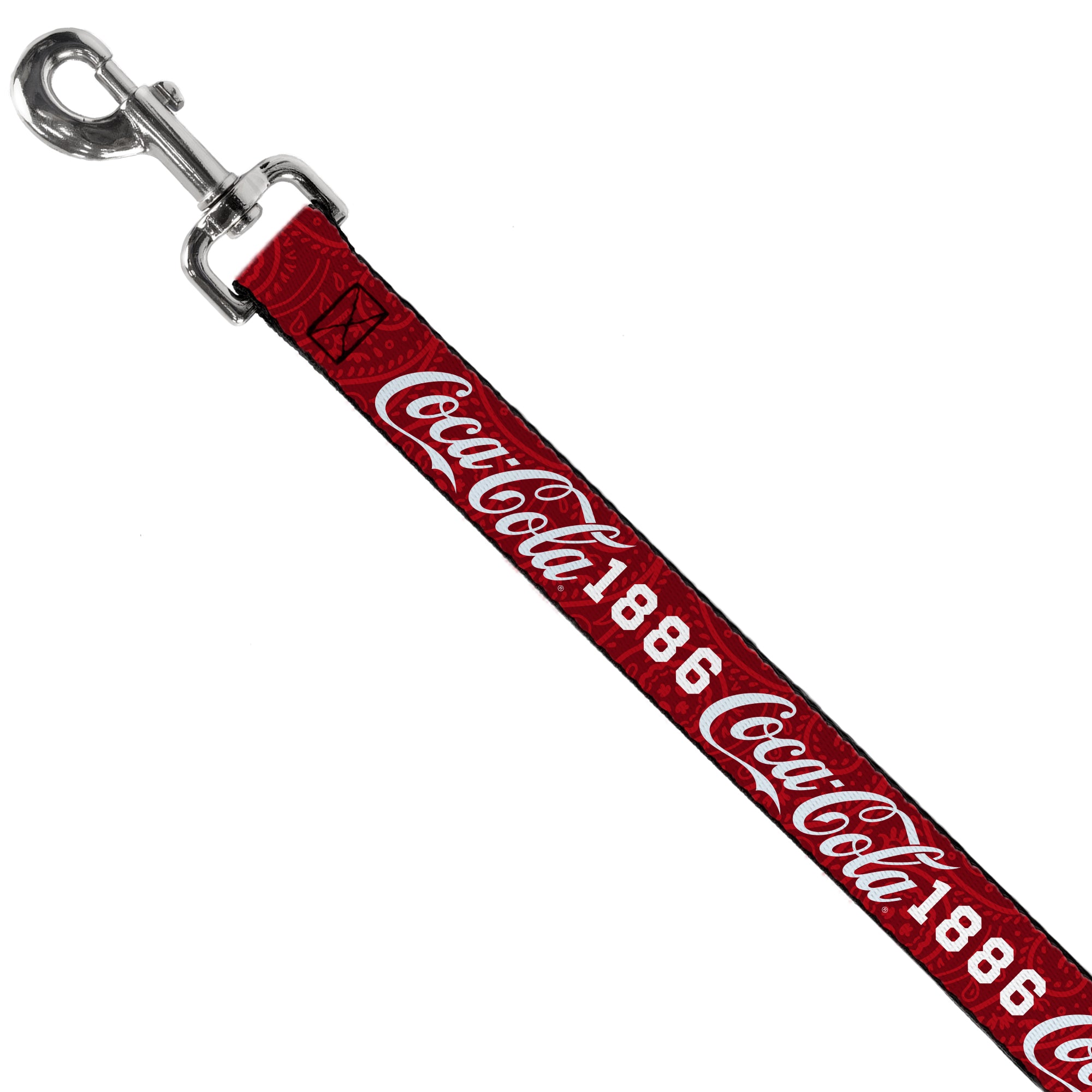 Dog Leash - COCA-COLA 1886 Script Logo Blues/White/Red Dog Leashes Coca-Cola