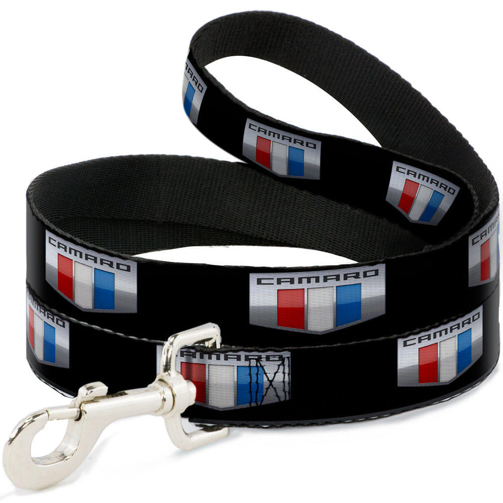 Dog Leash - CAMARO Six Badge Black/Silver/Red/White/Blue Dog Leashes GM General Motors