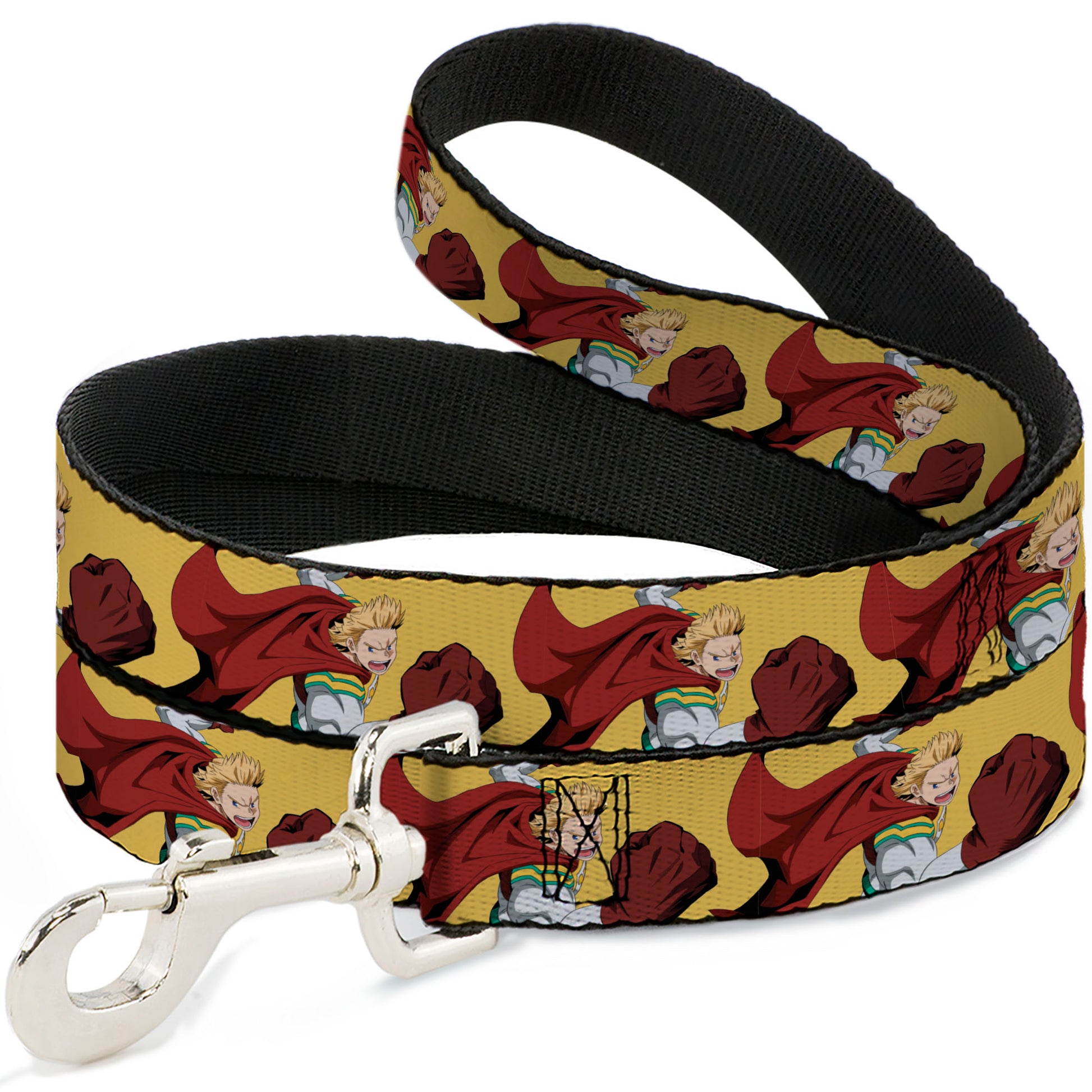 Dog Leash - My Hero Academia Mirio Togata Upper Cut Pose Yellow Dog Leashes My Hero Academia