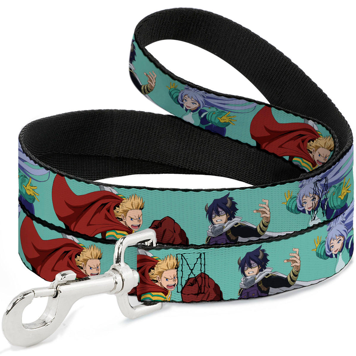 Dog Leash - My Hero Academia The Big 3 Action Poses Light Blue Dog Leashes My Hero Academia