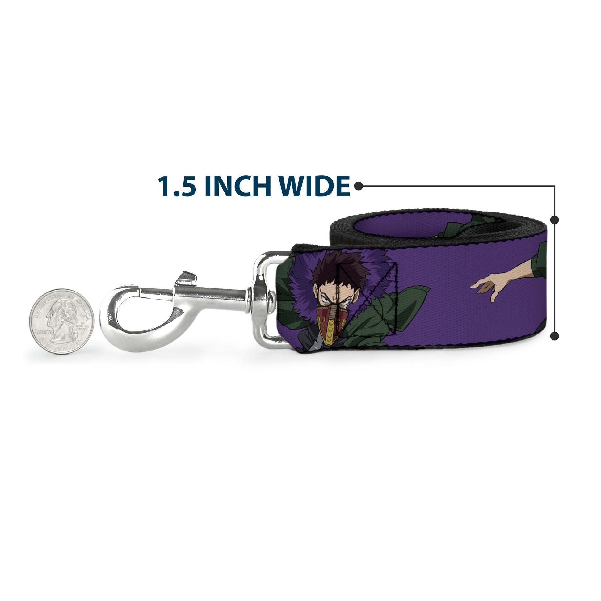 Dog Leash - My Hero Academia Kai Chisaki Action Pose Purple Dog Leashes My Hero Academia