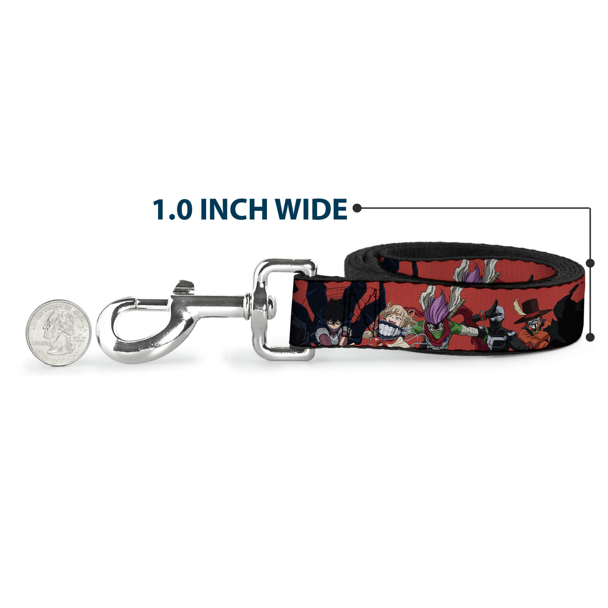 Dog Leash - My Hero Academia Villains Group Pose Red Dog Leashes My Hero Academia