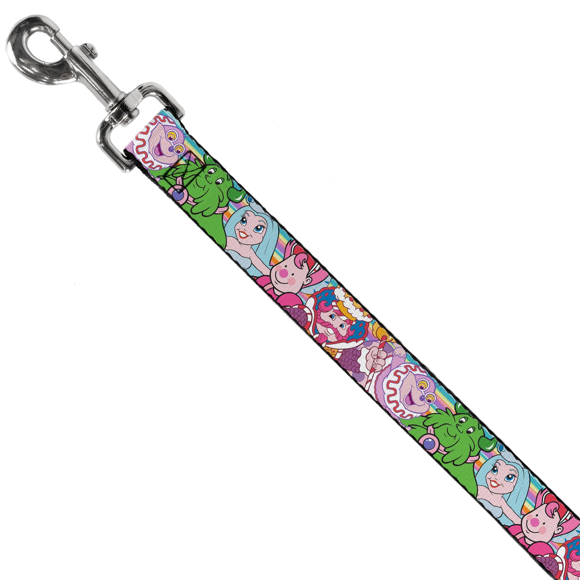 Dog Leash - Candy Land Character Lineup Stripe Multi Color Dog Leashes Candy Land