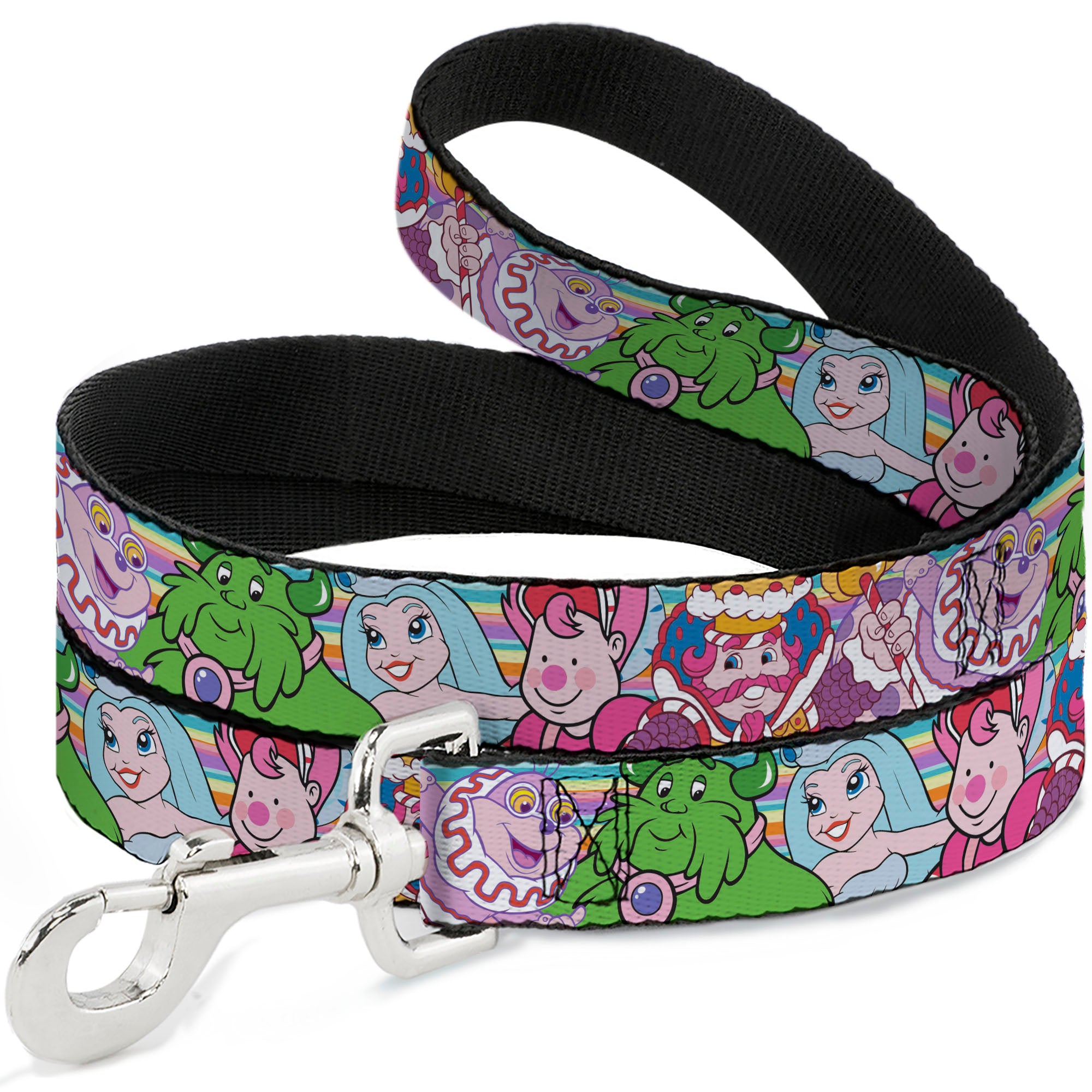 Dog Leash - Candy Land Character Lineup Stripe Multi Color Dog Leashes Candy Land