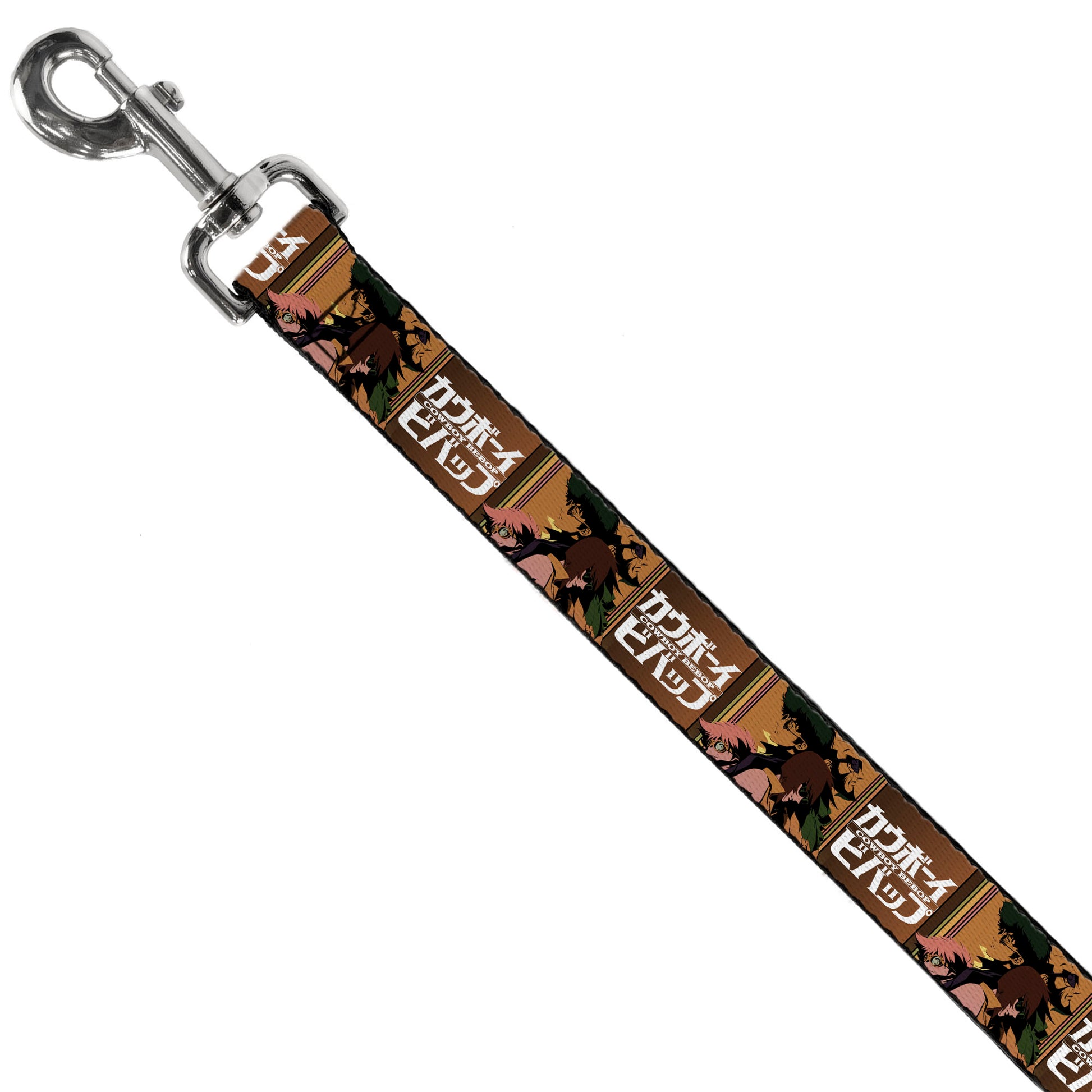 Dog Leash - COWBOY BEBOP Crew Group Pose and Title Logo Blocks Dog Leashes Cowboy Bebop
