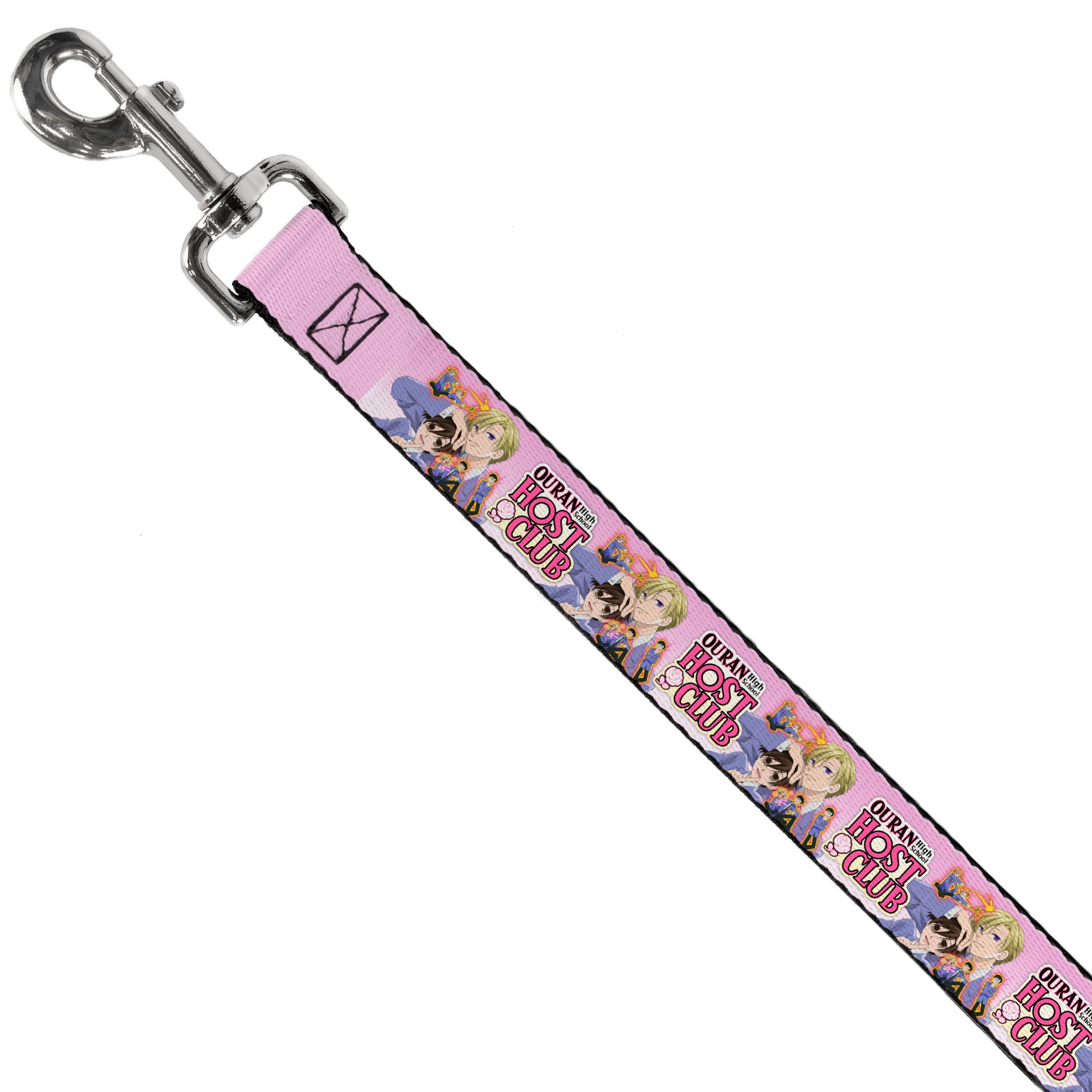 Dog Leash - OURAN HIGH SCHOOL Character Group Pose and Title Logo Pinks Dog Leashes Ouran High School Host Club