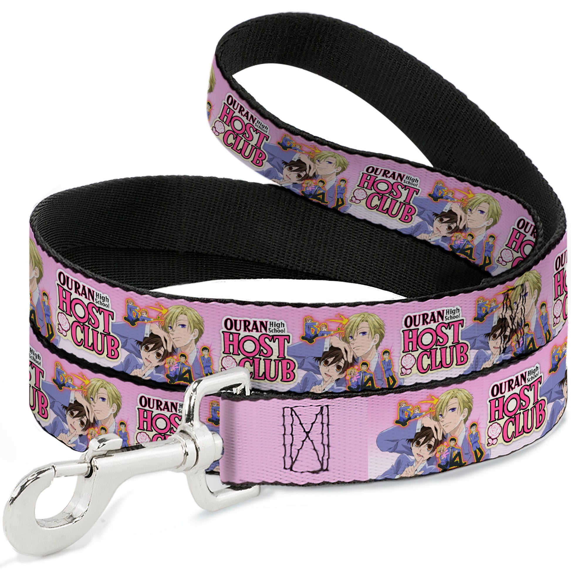 Dog Leash - OURAN HIGH SCHOOL Character Group Pose and Title Logo Pinks Dog Leashes Ouran High School Host Club