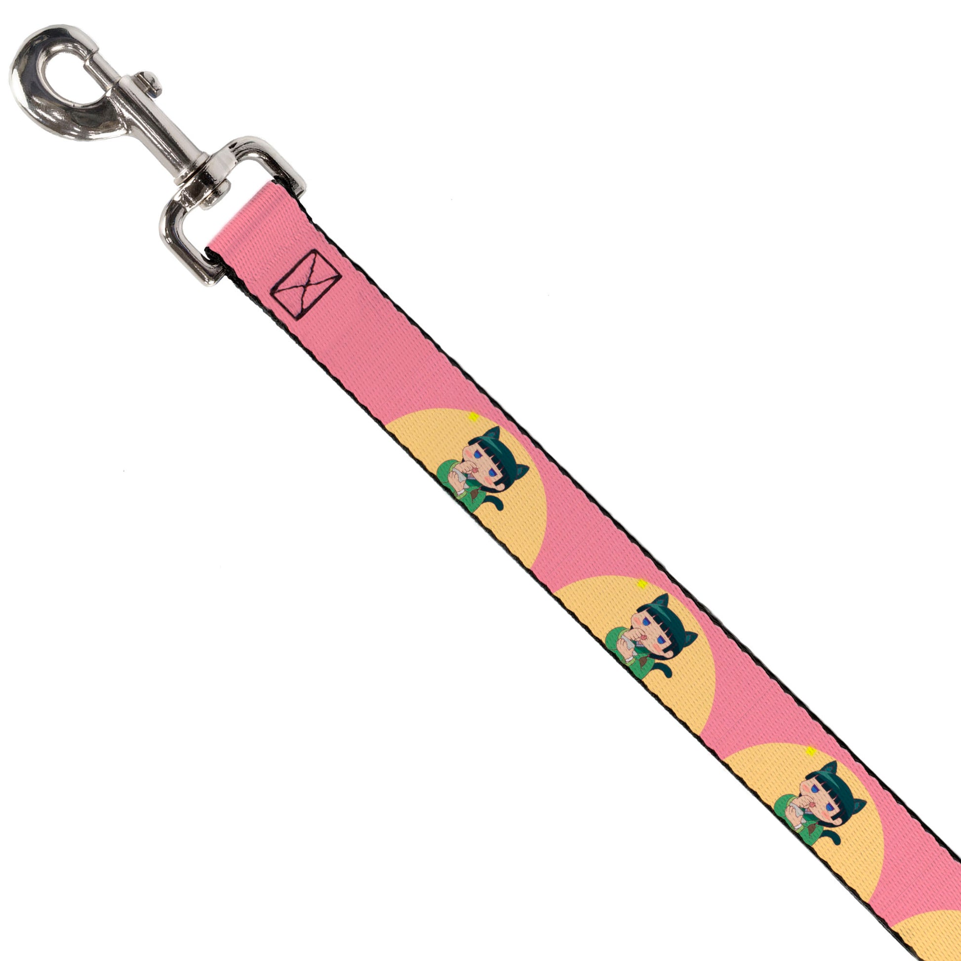 Dog Leash - The Apothecary Diaries Chibi Maomao Cat Pose Pink/Yellow Dog Leashes The Apothecary Diaries