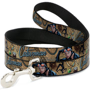 Dog Leash - CATWOMAN-NINE LIVES OF A FELINE FATALE Pose2/Jewelry/Black Cat Tans Dog Leashes DC Comics