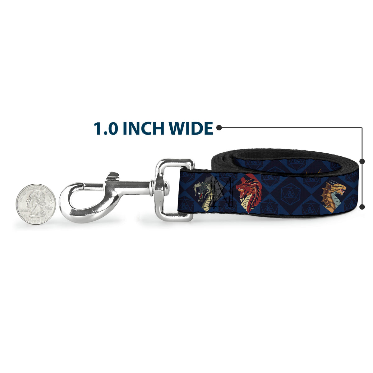 Dog Leash - Dungeons & Dragons True Dragon Blocks Blues Dog Leashes Dungeons & Dragons