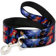 Dog Leash - The Little Mermaid Ariel & Eric Scenes Dog Leashes Disney