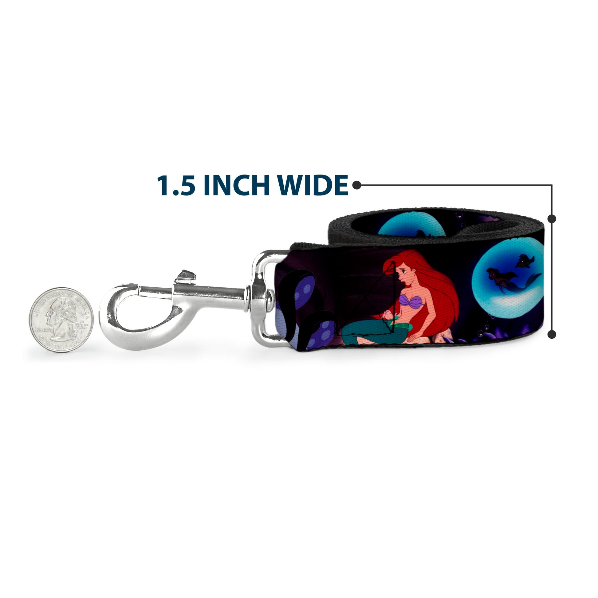 Dog Leash - The Little Mermaid Ariel & Ursula Scenes Dog Leashes Disney