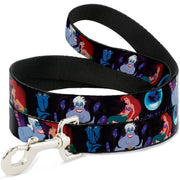 Dog Leash - The Little Mermaid Ariel & Ursula Scenes Dog Leashes Disney